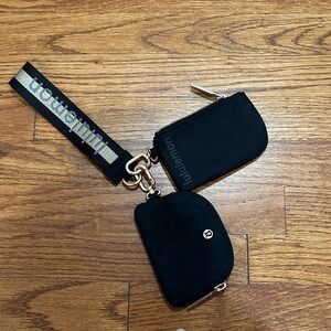 Lululemon Black Wristlet Set